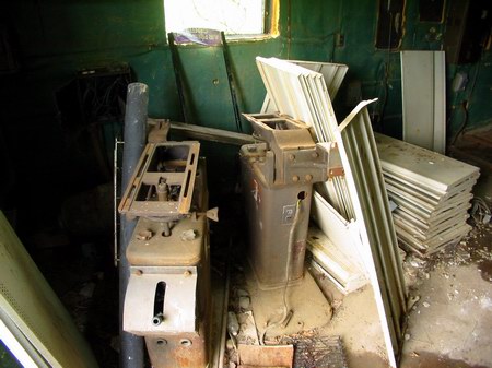 Burnside Drive-In Theatre - Projection Booth - Photo From Water Winter Wonderland (newer photo)